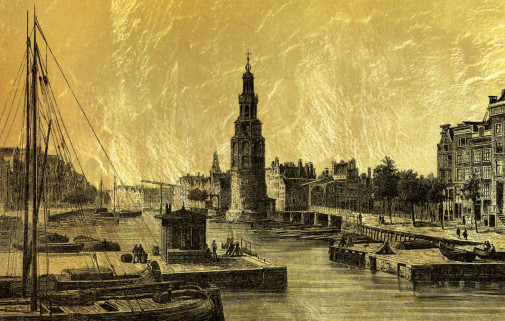 Картина с видом Амстердама